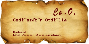 Császár Otília névjegykártya